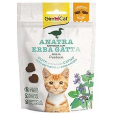 Gimcat Crunchy Snacks Duck & Catnip Tahılsız Kedi Ödülü 50  gr