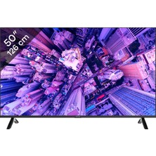 Peaq PQ50FMN252 50" 127 Ekran Uydu Alıcılı 4K Ultra HD Smart LED TV