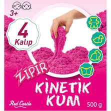 Red Castle Zıpır Kinetik Kum Pembe 500Gr Kova Zkg-500-203