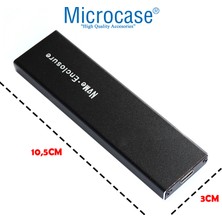 Microcase M2 SSD To USB 3.1 Nvme Harddisk Kutusu Harddisk Muhafaza Adaptörü 10GBPS AL3947