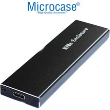 Microcase M2 SSD To USB 3.1 Nvme Harddisk Kutusu Harddisk Muhafaza Adaptörü 10GBPS AL3947