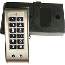 Barfas Metal Şifreli Dolap Kilidi (Pilli) - Bg0340 Barfas