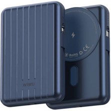 Wiwu PP03 3 Çıkışlı 10000 Mah Wireless Powerbank