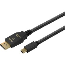 Paugge Dp 1.4 Vesa Sertifikalı Mini Displayport To Displayport Kablo - 1.5m (ENTMDP1415)