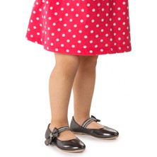 Kiko Kids Cırtlı Kız Çocuk Taşlı Babet Ayakkabı 252 Vakko