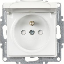 Günsan Elektrik Günsan Vısage Beyaz Cocuk Korumalı Kapaklı Ups Priz