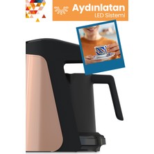 Goldstar Geniş Hazneli Bpa Free Özellikli 5 Kişilik Türk Kahve Makinesi Siyah Gold ST-7345EG