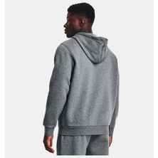 Under Armour Erkek UA Essential Fleece Tam Boy Fermuarlı Kapüşonlu Üst 1373881-012