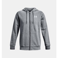 Under Armour Erkek UA Essential Fleece Tam Boy Fermuarlı Kapüşonlu Üst 1373881-012