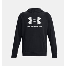 Under Armour Ua Rival Fleece Logo Hd Siyah Erkek Sweatshirt 1379758-001