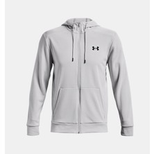 Under Armour Erkek Armour Fleece® Tam Boy Fermuarlı Kapüşonlu Üst 1373357-014