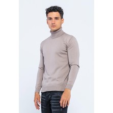 Cekmon Erkek Regular Fit Uzun Kollu Boğazlı Kazak