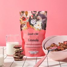 The Good Wild Glütensiz, Şeker İlavesiz Granola Çilekli Çikolatalı 300 gr