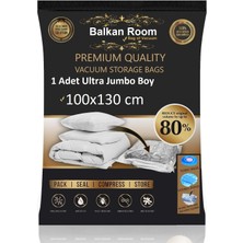 Balkan Room Vakum Hurcu 100 x 130 Vakumlu Hurç Ultra Jumbo Boy Vakumlu Poşet