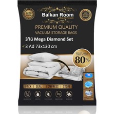 Balkan Room Vakum Hurcu 3’lü Mega Diamond Set Vakumlu Hurç Vakumlu Poşet