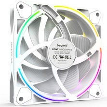 Be Quiet! Light Wings White 120MM Pwm 2500 Rpm Premium Argb Kasa Fanı 4-Pin 3'lü Paket BL101