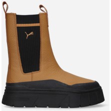 Puma Mayze Stack Cheksea Casual Kadın Hardal Rengi Bot B-38 38674201 (Dar Kalıptı 1 Numara Büyük Almanızı Öneririm)