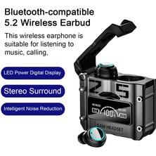 Kulaklık Gecikme Yok Müzik Dinleme Bluetooth Uyumlu 5.2 Kablosuz Kulaklık (Yurt Dışından)