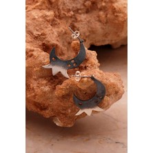 Sümer Telkari Nar Tasarım Elişi Gümüş Küpe 6141