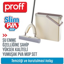 Proff Slim Pva Mop Temizlik Seti