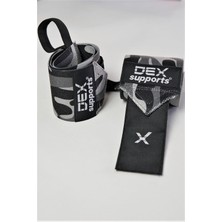 Dex Supports Spor Bileklik - Fitness Bilek Desteği -  Kamuflaj Wrist Wraps 2'Li Paket