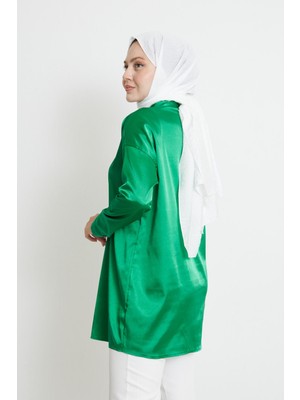 Foremia Saten Tunik-Benetton