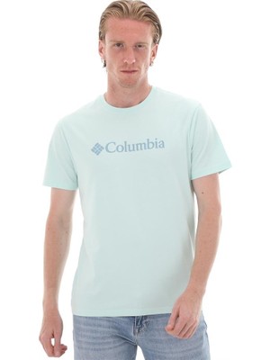 Columbia Csc M Basic Big Logo Brushed Ss Tee Erkek Tişört
