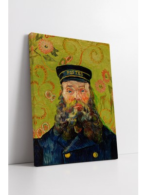 Blok Design Kanvas Tablo Resim Van Gogh Joseph Roulin Portresi Yağlıboya Duvar Tablosu