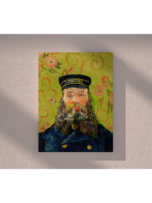 Blok Design Kanvas Tablo Resim Van Gogh Joseph Roulin Portresi Yağlıboya Duvar Tablosu