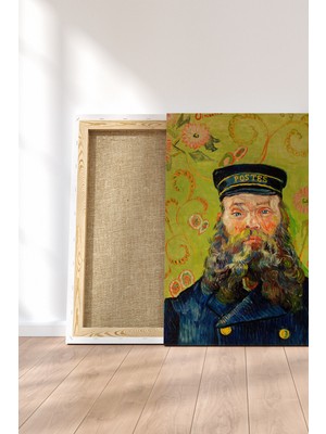 Blok Design Kanvas Tablo Resim Van Gogh Joseph Roulin Portresi Yağlıboya Duvar Tablosu