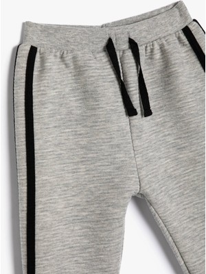 Koton Jogger Eşofman Altı Beli Bağlamalı Şerit Detaylı