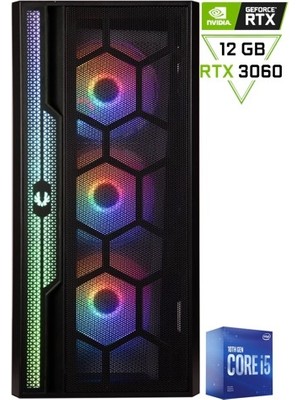 Pcbox Intel Core I5 10400F / Rtx 3060 12GB / 32 GB Ddr4/ 500 GB 3500 - 2100 Mb/s M2 SSD / 10400V3 / Gaming Masaüstü Pc