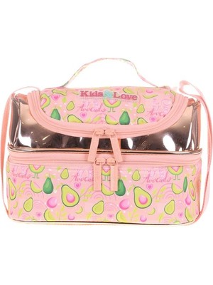 Kaukko Kids&love Aynalı - Taşlı Avocado Beslenme Çantası L7096 