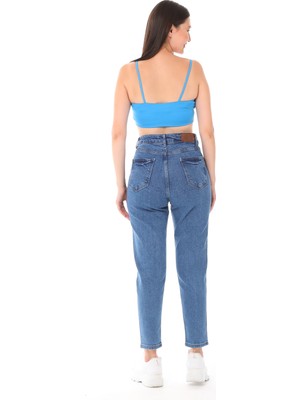 Elcido Mom Big Size Jeans - 00127