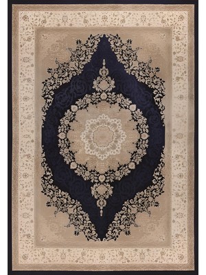 Sihirli Halı Dijital Baskı 3'lü Yatak Odası Halı Seti Yıkanabilir 80 x 150 (X2) 80 x 300 (X1) Mavi HT461