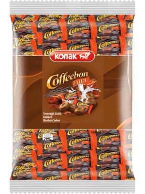 Konak Coffeebon Extra Kahveli Bonbon Şeker 1 kg Tereyağlı Sütlü Aromalı Lezzet