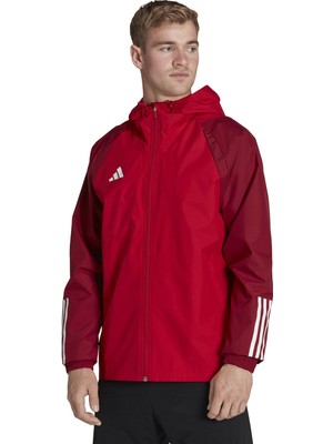 adidas TIRO23 C Aw Jk Erkek Futbol Yağmurluk HE5653 Kırmızı