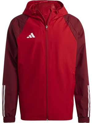 adidas TIRO23 C Aw Jk Erkek Futbol Yağmurluk HE5653 Kırmızı