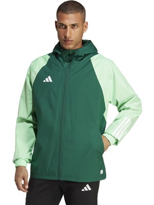 adidas TIRO23 C Aw Jk Erkek Futbol Yağmurluk IC4570 Yeşil