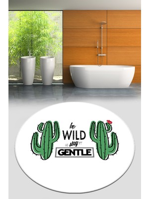 Chilai Home Gentle Çap Banyo Halısı Djt 100X100 Cm, Banyo Halısı , Banyo Paspası Yıkanabilir