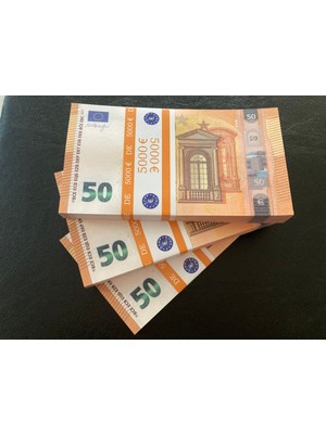 Aykar Hediyelik 300 Adet 50 Euro Geçersi  Sahte