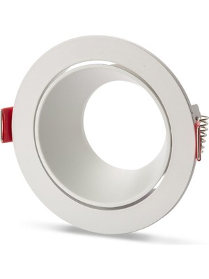 Noas Ren Beyaz Alüminyum Dekoratif Spot Kasası Yuvarlak YL60-2111