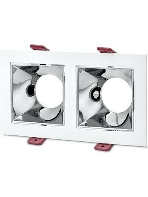 Cata Jaguar Beyaz Platin Dekoratif Spot CT-5076