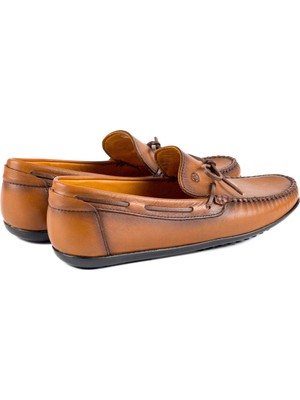 River World Erkek Ayakkabısı Taba Renkte Deri Erkek Loafer Trpl