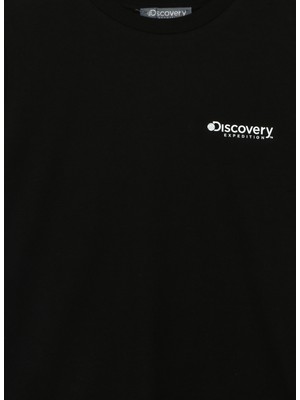 Discovery Expedition  Baskılı Siyah Erkek Çocuk T-Shirt SAWA BOY