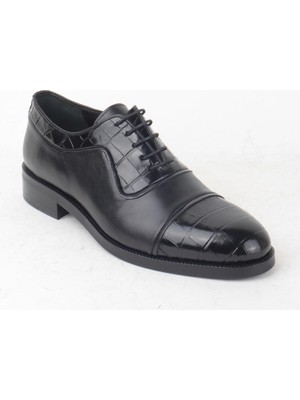Bruno Shoes 744N Erkek Klasik Neolit Taban Deri Ayakkabı-Siyah