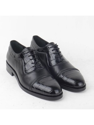 Bruno Shoes 744N Erkek Klasik Neolit Taban Deri Ayakkabı-Siyah