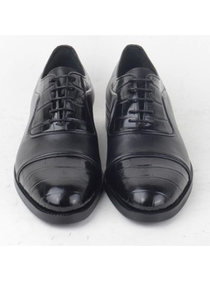 Bruno Shoes 744N Erkek Klasik Neolit Taban Deri Ayakkabı-Siyah