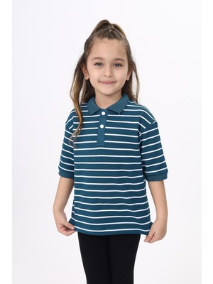 Toontoy Kids Toontoy Unisex Çocuk Çizgili Tişört