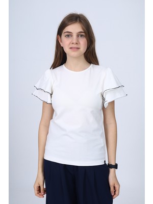 Toontoy Kids Toontoy Kız Çocuk Okul Tişört